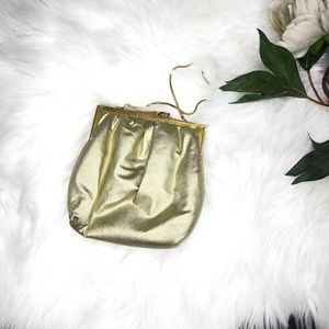 Vintage Gold Purse Clutch